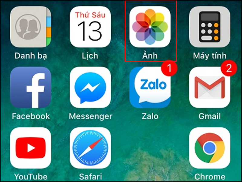 Xem ảnh Zalo ở ứng dụng Ảnh (Photos) trên iPhone