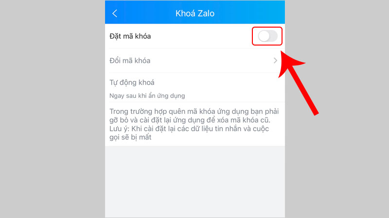 Cách cài mật khẩu Zalo trên Iphone và Android