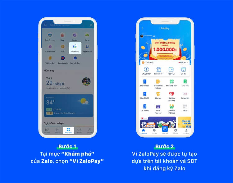 Hướng dẫn đăng ký ZaloPay ngay trên ứng dụng Zalo